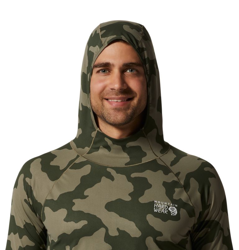 Thumbnail: Men's Mountain Stretch Hoody, Color: Stone Green Lands Camo, image 4