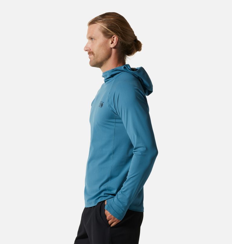 Chandail à capuchon Mountain Stretch Homme, Color: Caspian, image 3