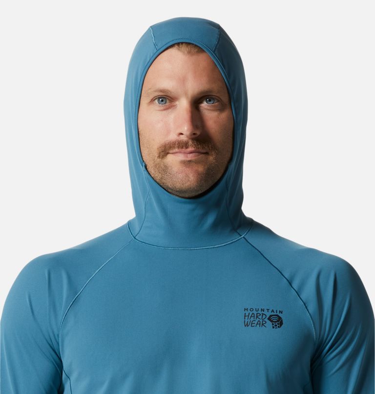 Chandail à capuchon Mountain Stretch Homme, Color: Caspian, image 4