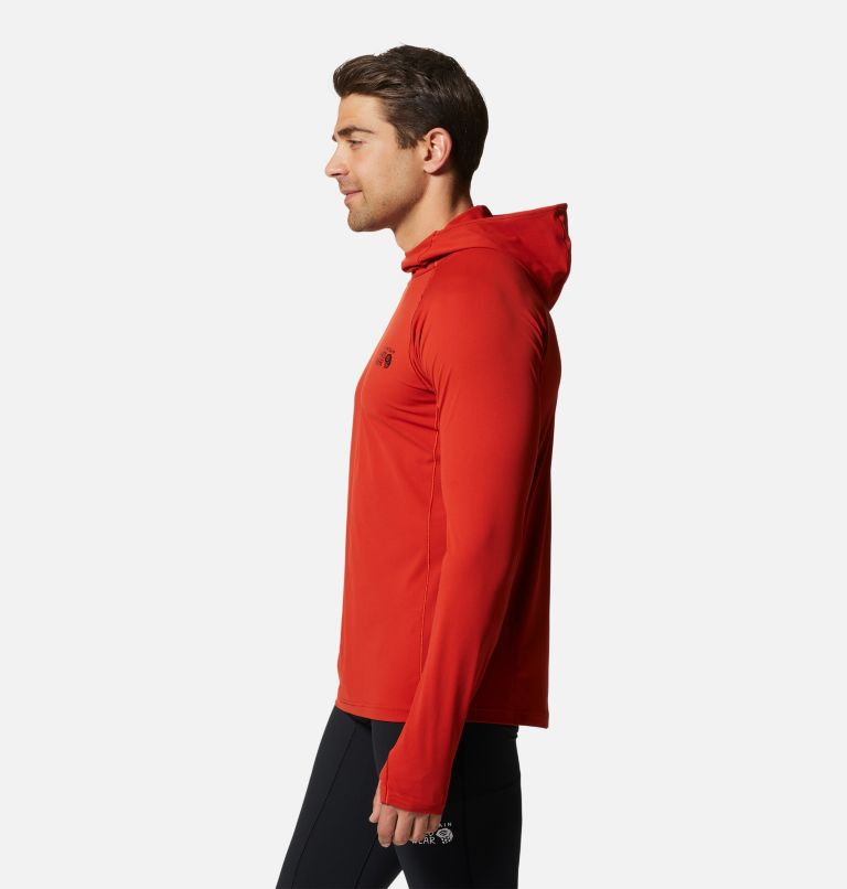 Thumbnail: Men's Mountain Stretch Hoody, Color: Desert Red, image 3