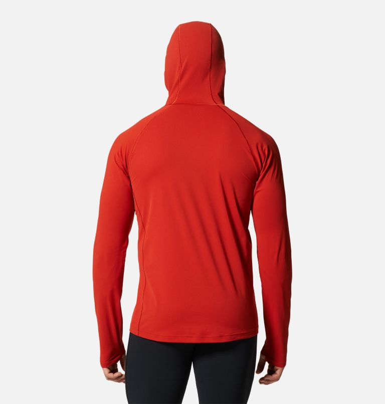 Thumbnail: Men's Mountain Stretch Hoody, Color: Desert Red, image 2