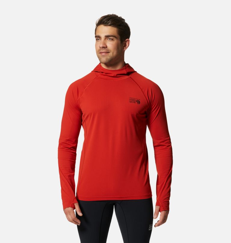Men's Mountain Stretch Hoody, Color: Desert Red, image 1