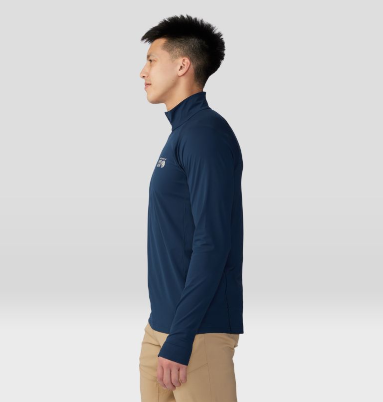 Men's Mountain Stretch 1/2 Zip, Color: Hardwear Navy, image 3