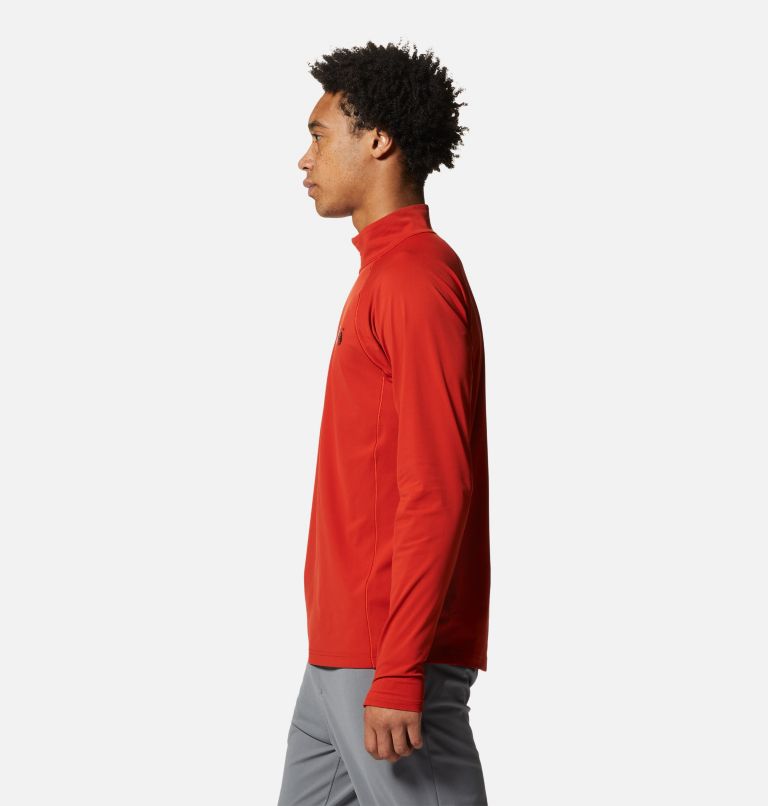 Thumbnail: Mountain Stretch 1/2 Zip | 831 | M, Color: Desert Red, image 3