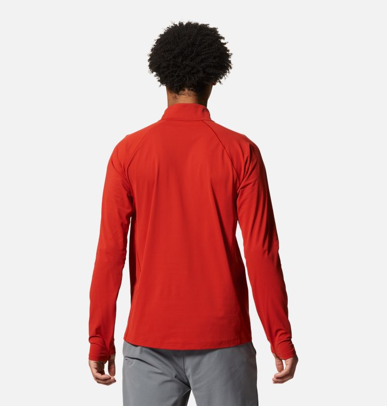 Thumbnail: Mountain Stretch 1/2 Zip | 831 | M, Color: Desert Red, image 2
