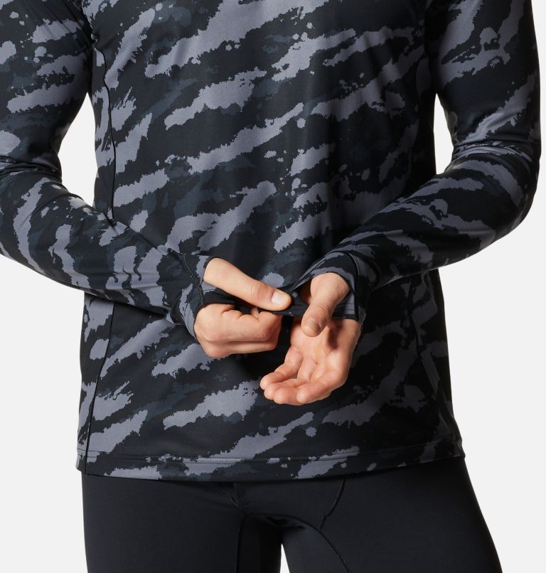 Chandail à manches longues Mountain Stretch Homme, Color: Black Paintstrokes Print, image 5