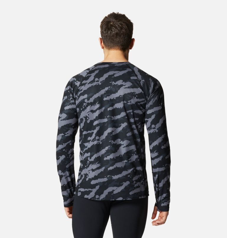 Chandail à manches longues Mountain Stretch Homme, Color: Black Paintstrokes Print, image 2