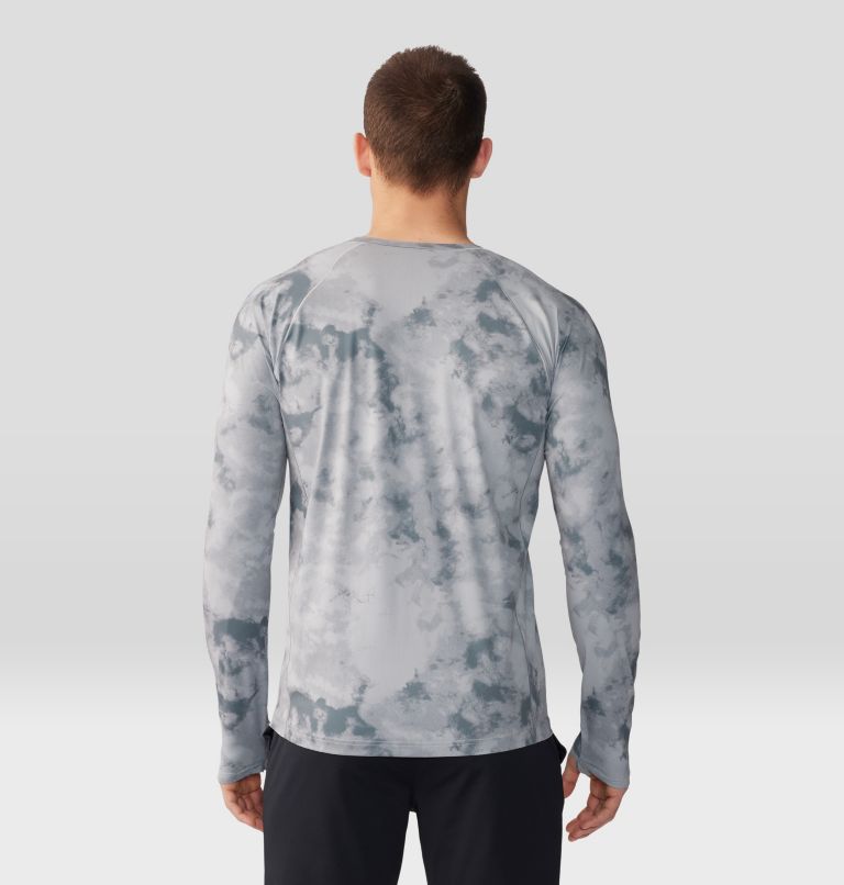 Men's Mountain Stretch Long Sleeve, Color: Chalice Ice Dye Print, image 2