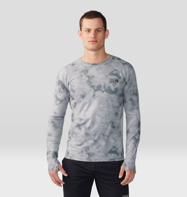 Men's Mountain Stretch Long Sleeve, Color: Chalice Ice Dye Print, image 1