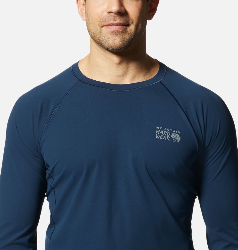 Mountain Stretch Long Sleeve | 425 | L, Color: Hardwear Navy, image 4