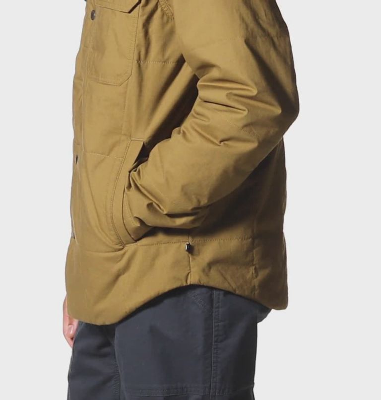 Manteau-chemise isolé J Tree Homme, Color: Corozo Nut
