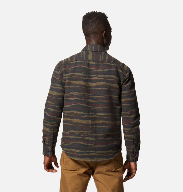 Thumbnail: Men's Granite Peak Long Sleeve Flannel Shirt, Color: Ridgeline Landscape, image 2