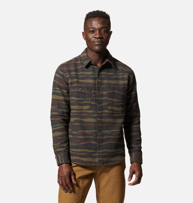 Thumbnail: Men's Granite Peak Long Sleeve Flannel Shirt, Color: Ridgeline Landscape, image 1