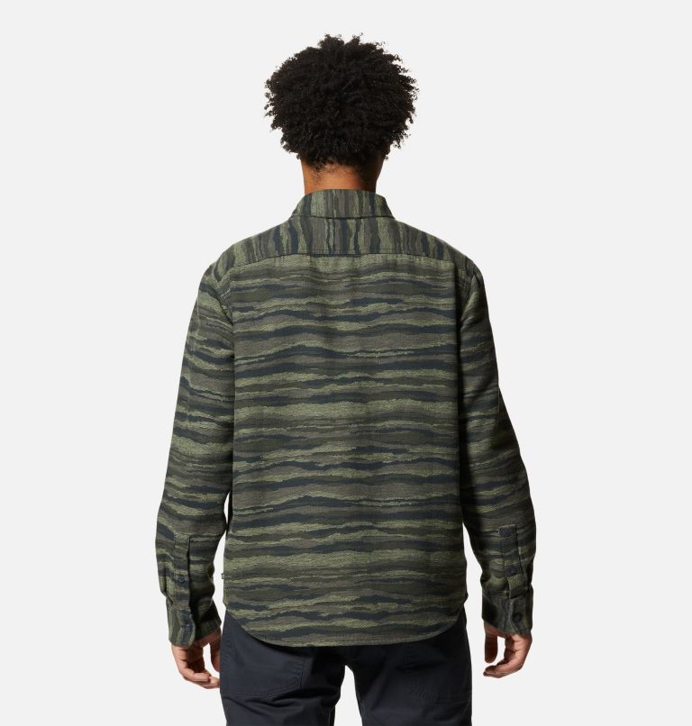 Chemise à manches longues en flanelle Granite Peak Homme, Color: Stone Green Landscape, image 2
