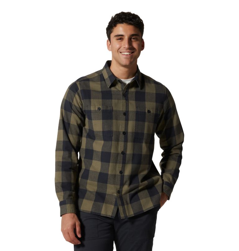 Men's Catalyst Edge Long Sleeve Shirt, Color: Stone Green