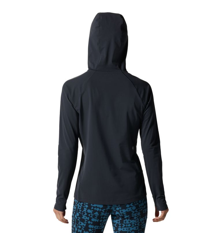 Chandail à capuchon Mountain Stretch Femme, Color: Black, image 2