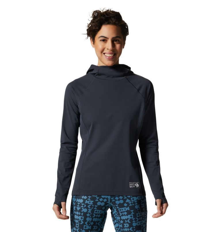 Women's Mountain Stretch Hoody, Color: Black, image 1