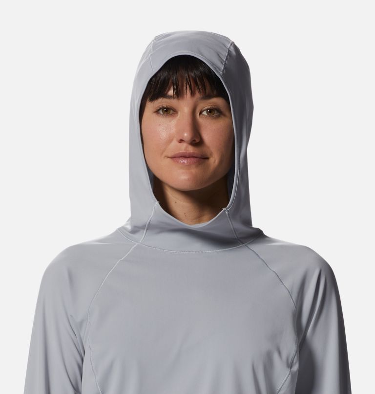 Thumbnail: Women's Mountain Stretch Hoody, Color: Glacial, image 4