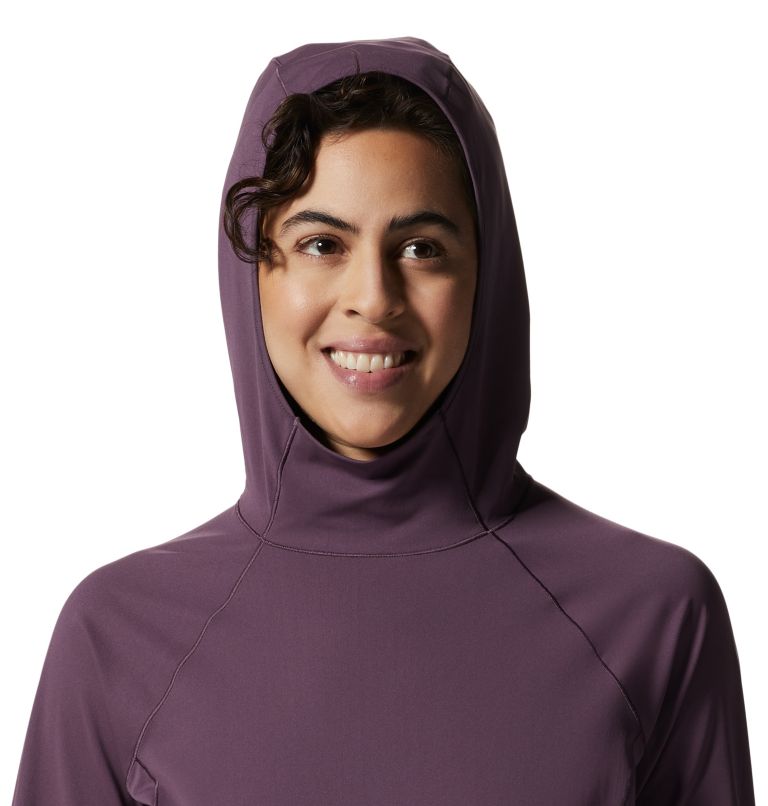 Women's Mountain Stretch Hoody, Color: Dusty Purple, image 4