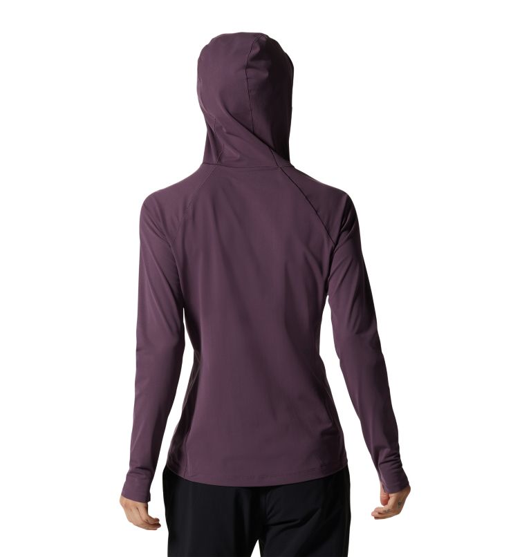 Women's Mountain Stretch Hoody, Color: Dusty Purple, image 2