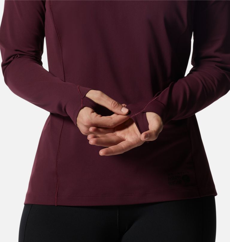 Chandail à capuchon Mountain Stretch Femme, Color: Cocoa Red, image 5