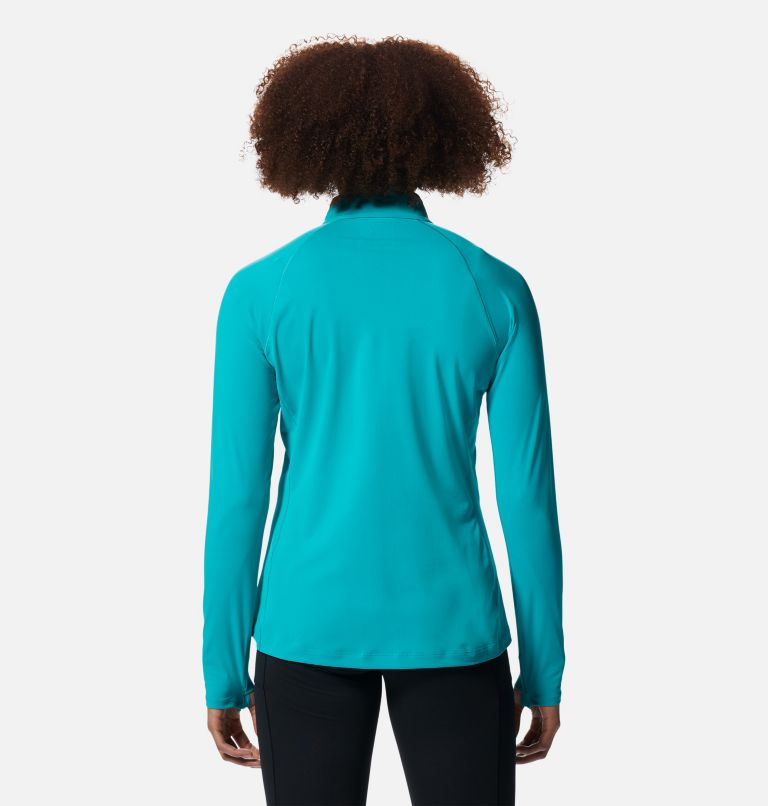 Women's Mountain Stretch 1/2 Zip, Color: Synth Green, image 2