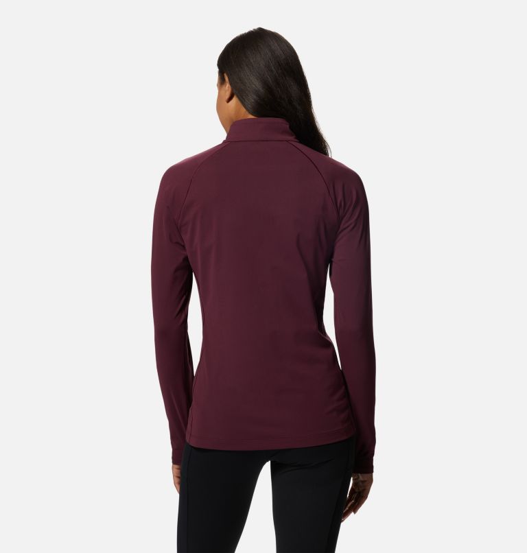 Thumbnail: Mountain Stretch Half Zip | 604 | XL, Color: Cocoa Red, image 2