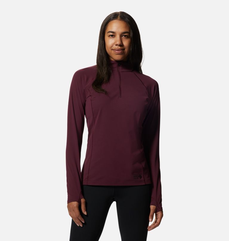 Thumbnail: Mountain Stretch Half Zip | 604 | XL, Color: Cocoa Red, image 1