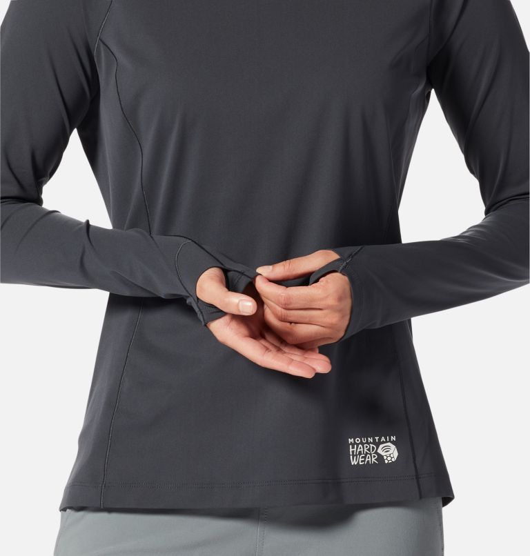 Thumbnail: Mountain Stretch Long Sleeve Crew | 090 | XL, Color: Black, image 5