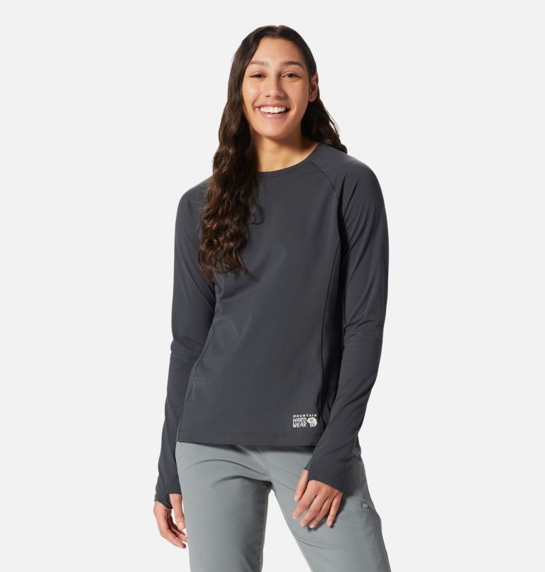 Mountain Stretch Long Sleeve Crew | 090 | XL, Color: Black, image 1
