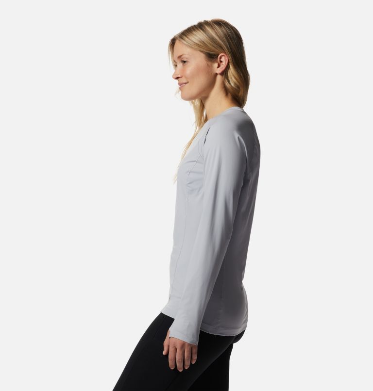 Thumbnail: Women's Mountain Stretch Long Sleeve Crew, Color: Glacial, image 3