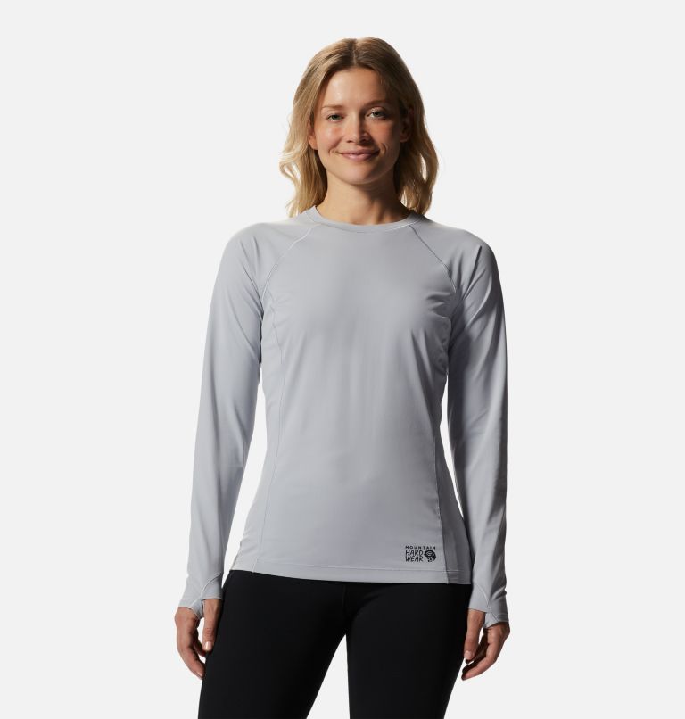 Thumbnail: Women's Mountain Stretch Long Sleeve Crew, Color: Glacial, image 1