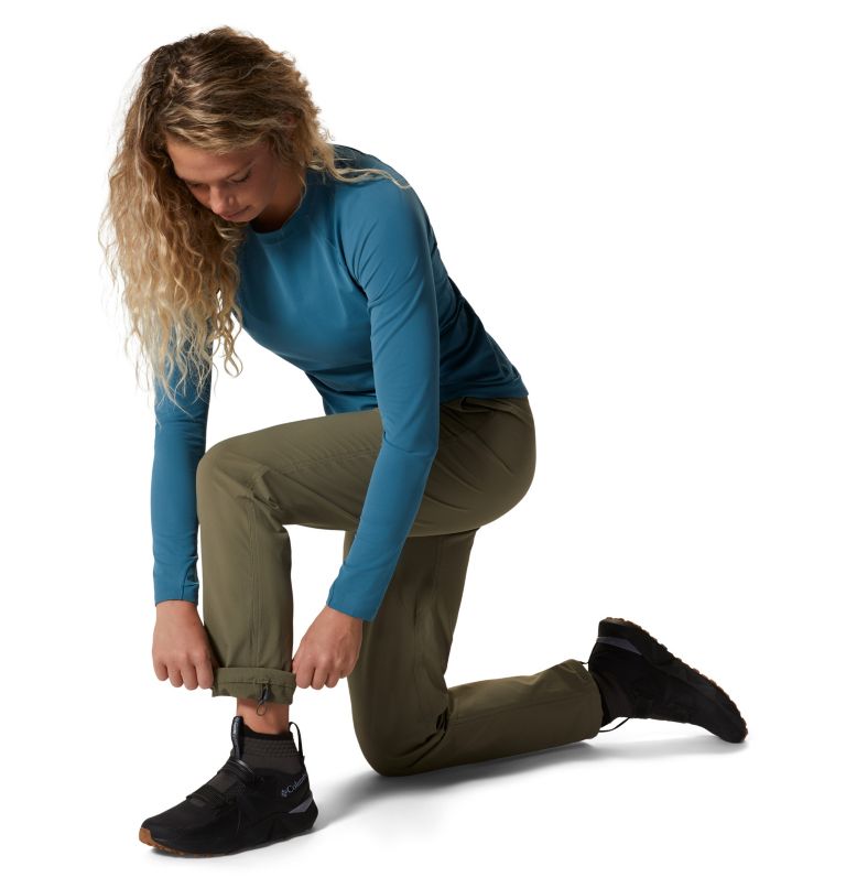 Women's Chockstone Trail Pant, Color: Stone Green, image 5