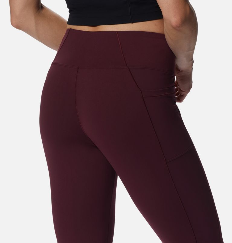 Thumbnail: Collant Mountain Stretch Femme, Color: Cocoa Red, image 5