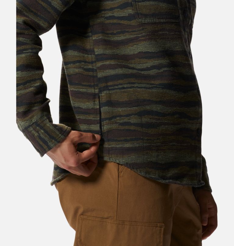 Thumbnail: Women's Granite Peak Long Sleeve Flannel Shirt, Color: Corozo Nut Landscape Print, image 5