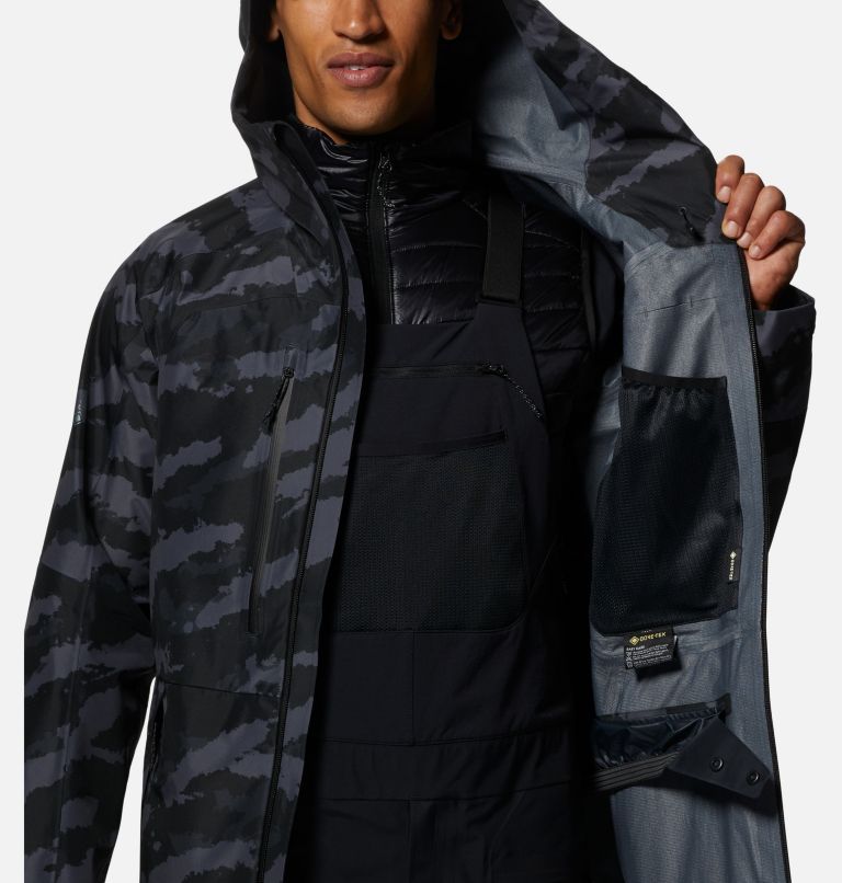 Men's Boundary Ridge GORE-TEX Jacket, Color: Black Brushstrokes Print, image 11