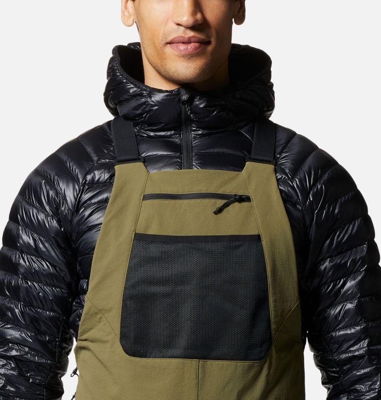 Men's Boundary Ridge GORE-TEX Bib, Color: Combat Green, image 4