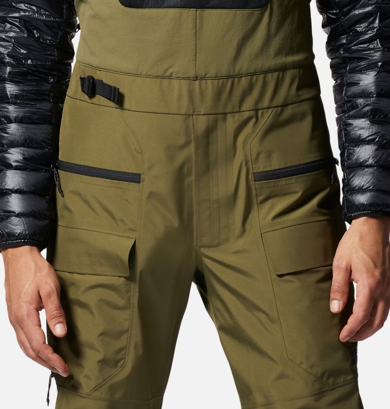 Men's Boundary Ridge GORE-TEX Bib, Color: Combat Green, image 5