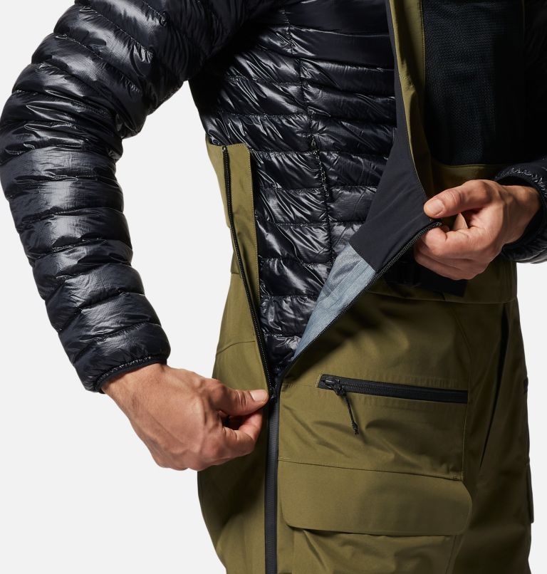 Men's Boundary Ridge GORE-TEX Bib, Color: Combat Green, image 7