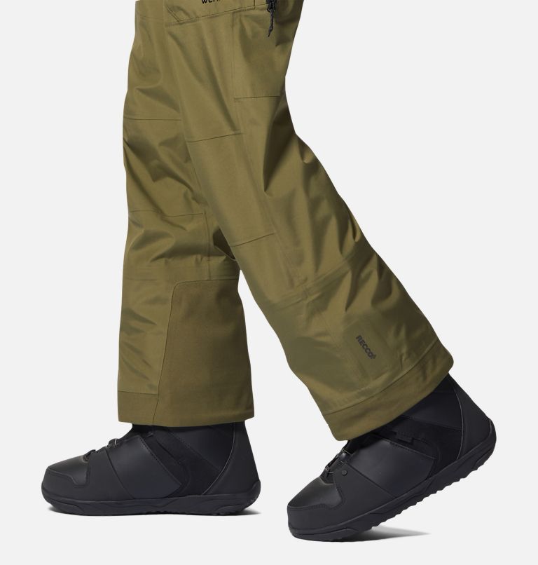 Men's Bib Ski Pant - Olive Green