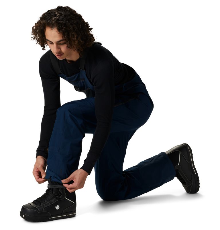 Men's Boundary Ridge Gore-Tex Bib, Color: Hardwear Navy, image 7
