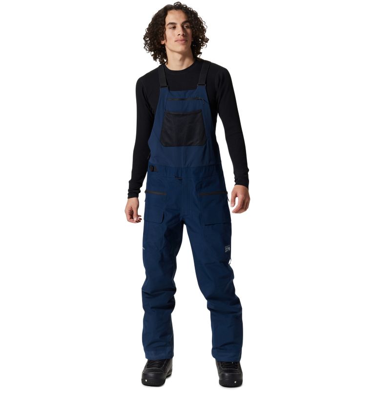 Men's Boundary Ridge Gore-Tex Bib, Color: Hardwear Navy, image 1
