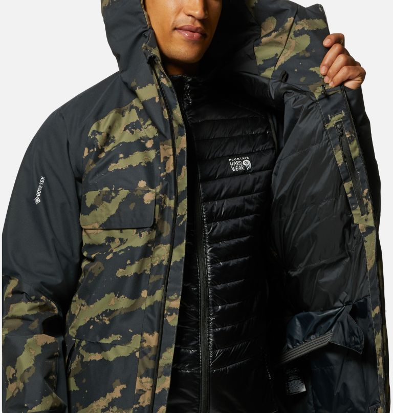 Thumbnail: Men's Cloud Bank Gore-Tex® Light Insulated Jacket, Color: Light Army Brushstrokes Print, image 12
