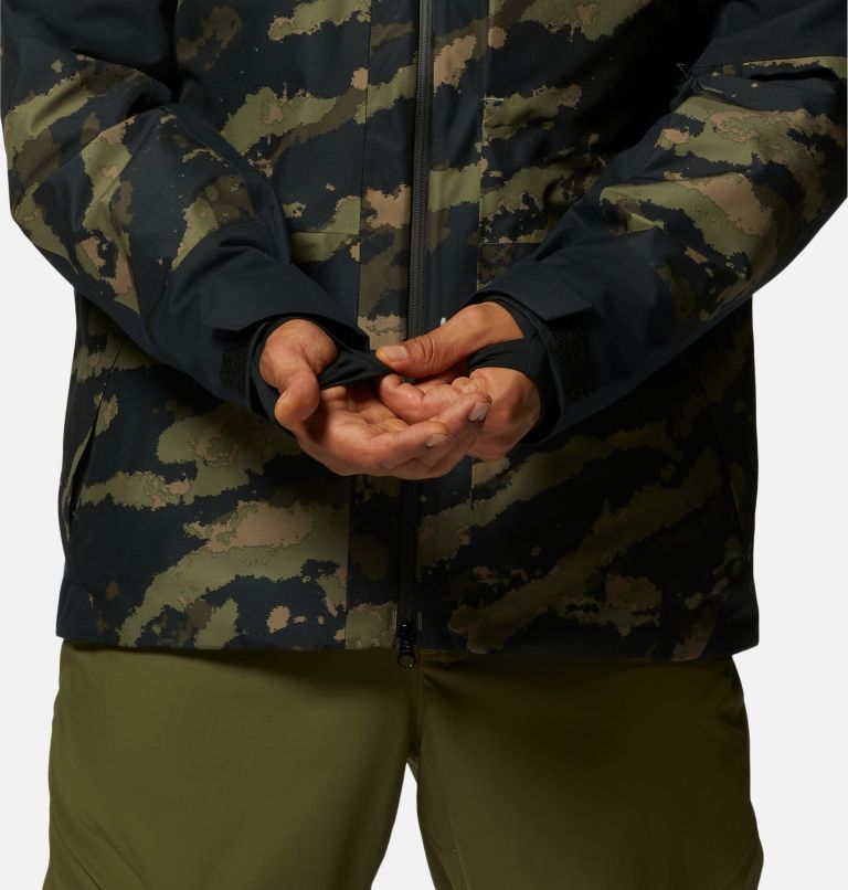 Men's Cloud Bank Gore-Tex® Light Insulated Jacket, Color: Light Army Brushstrokes Print, image 8