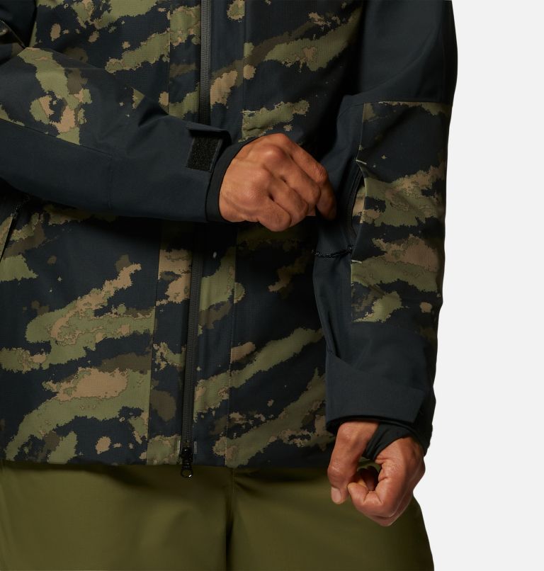 Thumbnail: Men's Cloud Bank Gore-Tex® Light Insulated Jacket, Color: Light Army Brushstrokes Print, image 10
