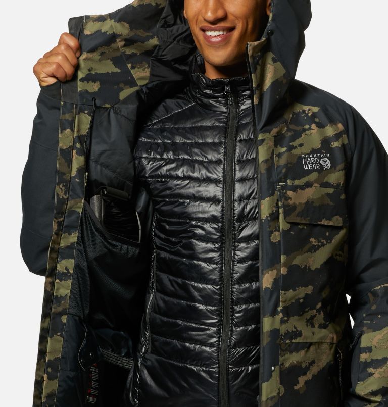 Thumbnail: Men's Cloud Bank Gore-Tex® Light Insulated Jacket, Color: Light Army Brushstrokes Print, image 11