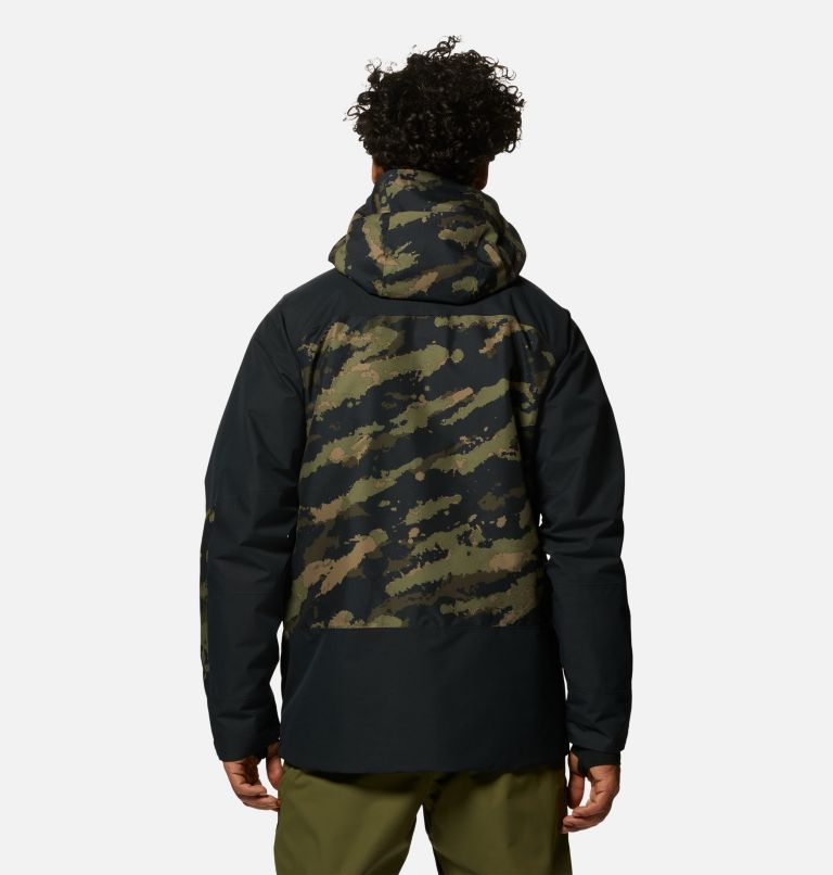Thumbnail: Men's Cloud Bank Gore-Tex® Light Insulated Jacket, Color: Light Army Brushstrokes Print, image 2
