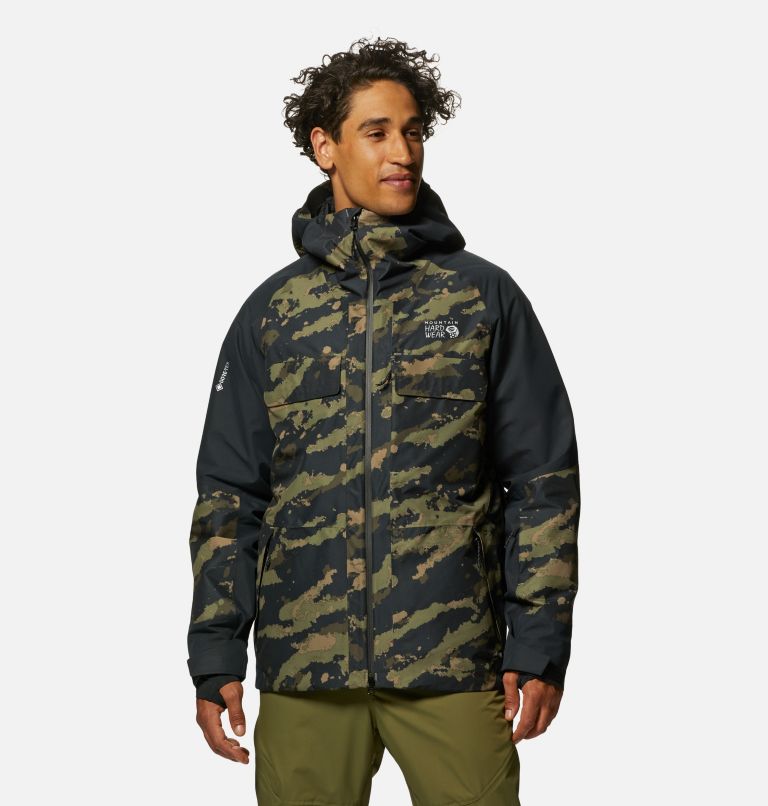 Men's Cloud Bank Gore-Tex® Light Insulated Jacket, Color: Light Army Brushstrokes Print, image 1