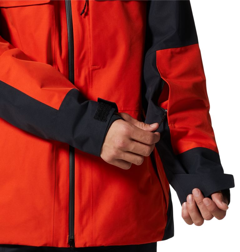 Thumbnail: Men's Cloud Bank Gore-Tex Light Insulated Jacket, Color: State Orange, image 7