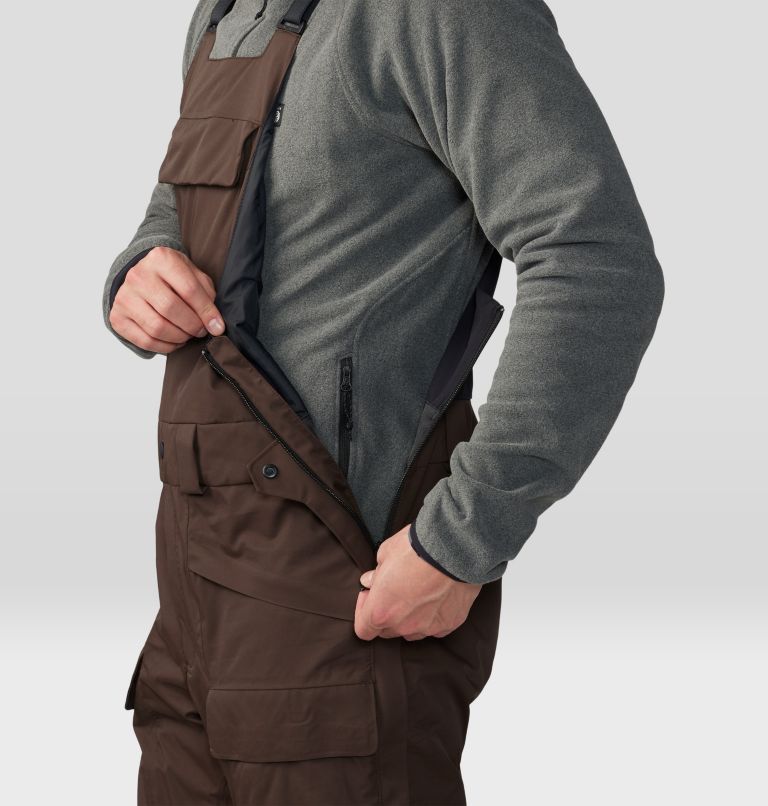 Men's Firefall Bib, Color: Dark Ash, image 7
